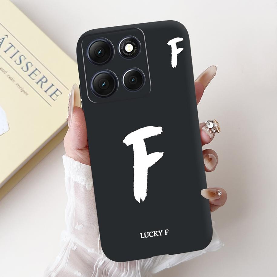 For Motorola Moto G86 Power Case Cute Lucky Letters Crown Flower Soft Silicone Back Cover For Moto G56 G86 5G G86Power Protector
