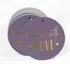 Inkdotpot Pack Of 100 Real Gold Foil Paper Tags Made With Love Text Favor Hang