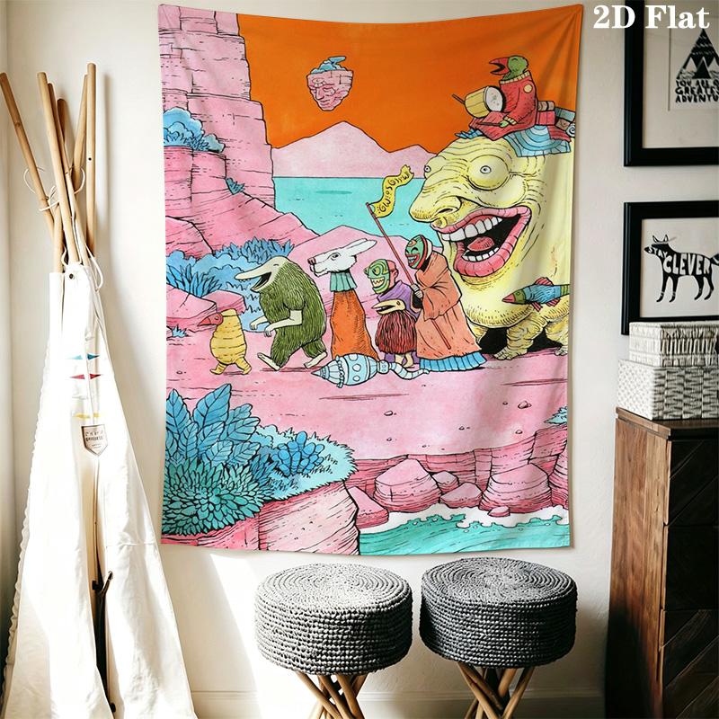 Parade Pattern Home Decor Tapestry, Wall Hanging, Decorative RV Wall Cloth.SGT0917418