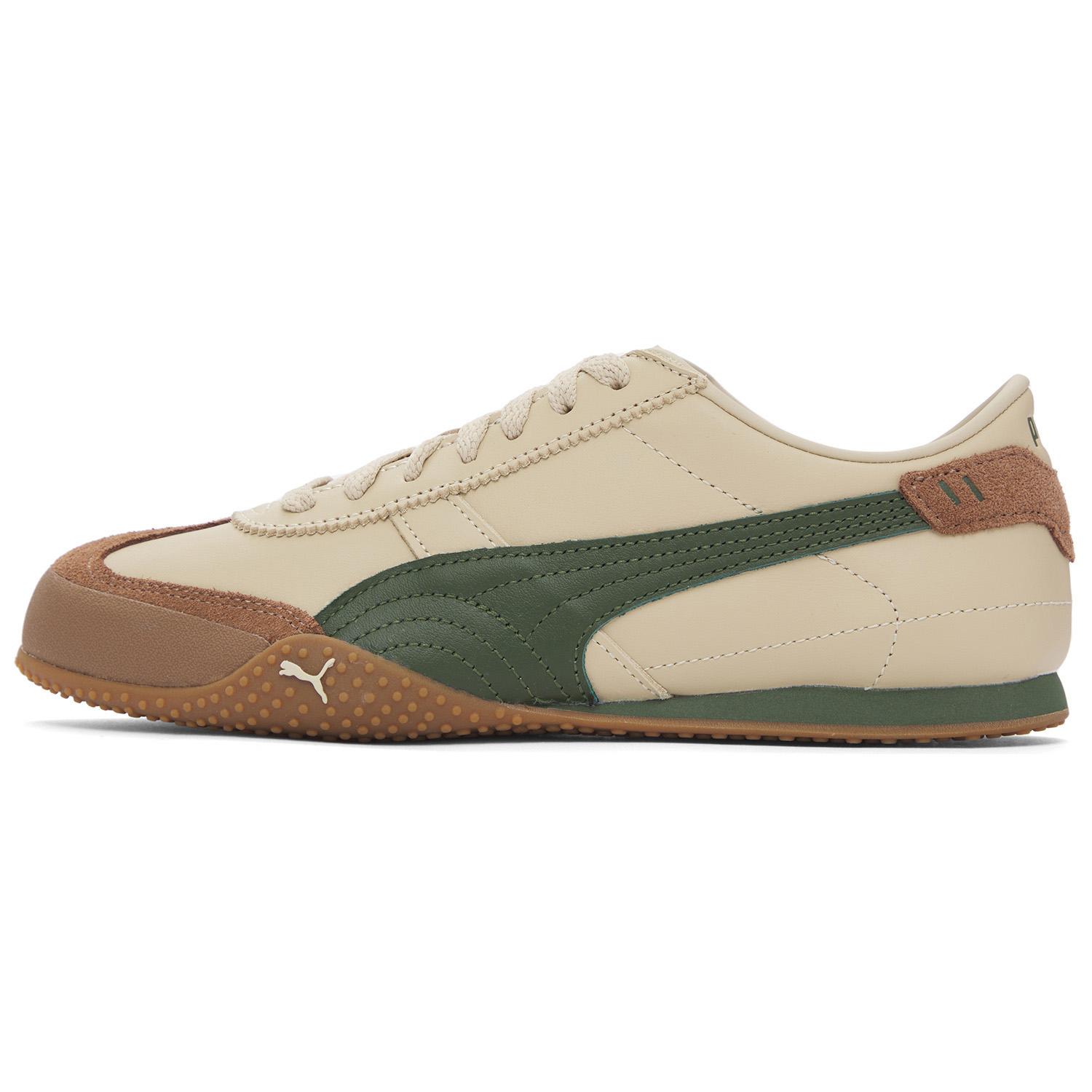 Puma Bella UT Leather Unisex Brown Green 402186-07 EU 37