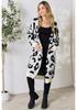 2026 Autumn Leopard Print Open-Front Knitwear Cardigan for Women - European & American Style