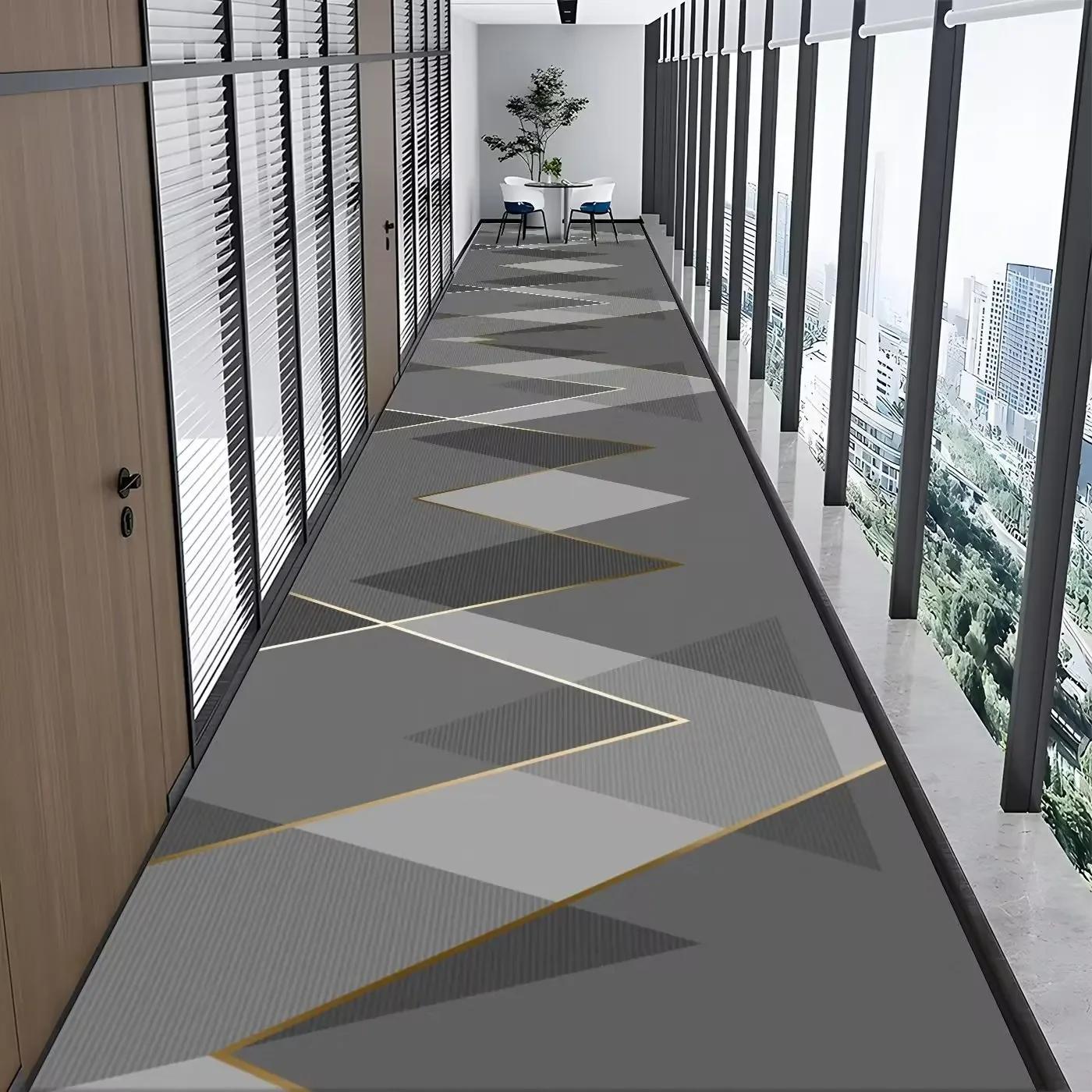 

Длинные ковры для прихожей на заказ, европейская лестница, ковер для коридора, свадебный ковер для отеля, коврики, дорожки, цветочный нескользящий пол Customized size