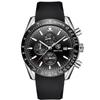 Men's multi-function chronograph sports watch business men's watch, luminous calendar quartz watch