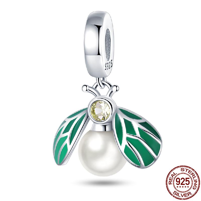 

100% стерлинговое серебро 925 пробы, подвески серии «Пчела», подходят для оригинального браслета «сделай сам», бусины, ювелирные изделия «сделай сам» для женщин