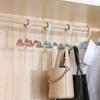 New Rotation Storage Rack Bag Scarf Wardrobe Clothing Handbag Storage Rod Storage Hanger Hook Purse Hanging Rack Holder Hook