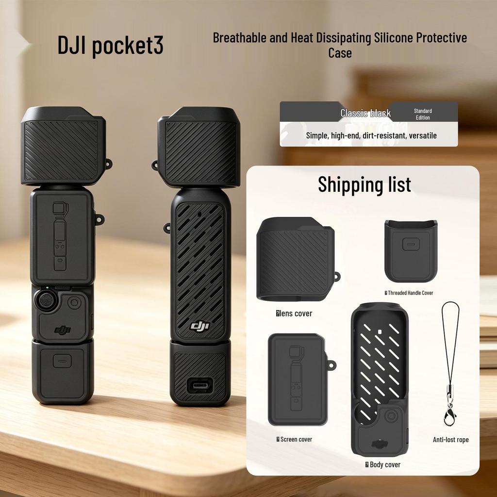 Silikonowe etui ochronne DJI Osmo Pocket 3 na gimbal i obiektyw aparatu