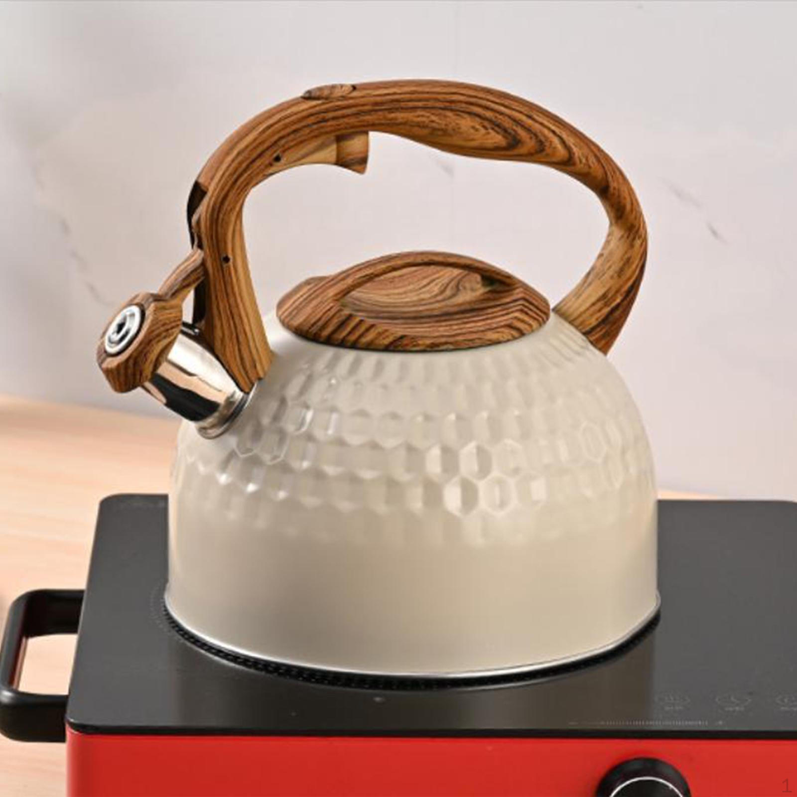 

Свистящий чайник Чайник 2,5 л Портативный Легкий для переноски Легкий Наплитный Нержавеющая сталь