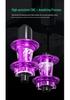 TANKE Mountain Bike 4-Bearing Hub: Quick Release Thru Axle, Iridescent Aluminum Alloy.