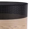 Single Hanging Lamp Classic Oak Veneer Lampshade 35Cm