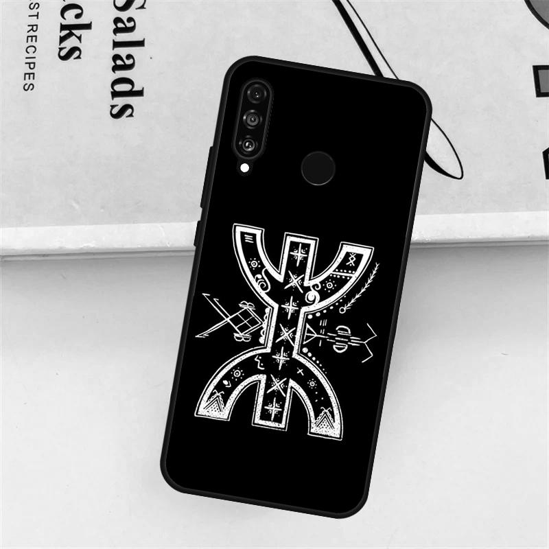 

Amazigh Symbol Berber Academy Case For Huawei Nova Y61 Y91 Y60 Y70 Y90 Nova 9 10 SE 11i 8i 3i P20 P30 Pro P40 Lite Cover Huawei Nova 5T