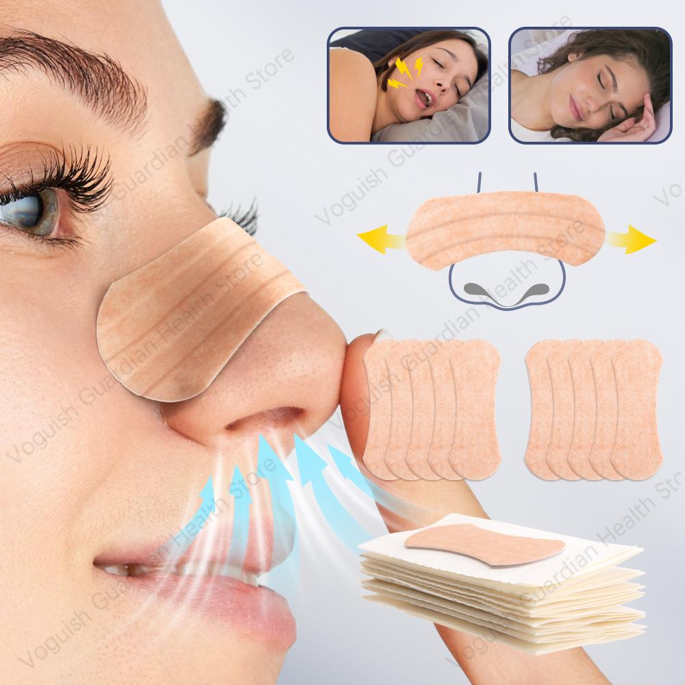 Nasal Strips Portable Breathing Nose Patch Anti Snoring Patch Sleeping Aid Device Easier Breath All Night Healthy Sleep