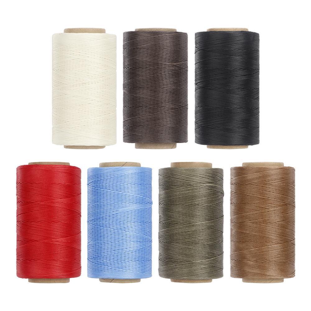 1pcs Durable Leather Sewing Waxed Thread, 150D, 0.8mm Thickness, Leather Hand Quilting Stitching Fixing Repairing Threads