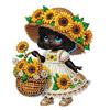 Acrylic Shaking Head Table Top Diamond Painting Ornament Kits Cute Animal 5D DIY Diamond Art Tabletop Decorations Special Shaped