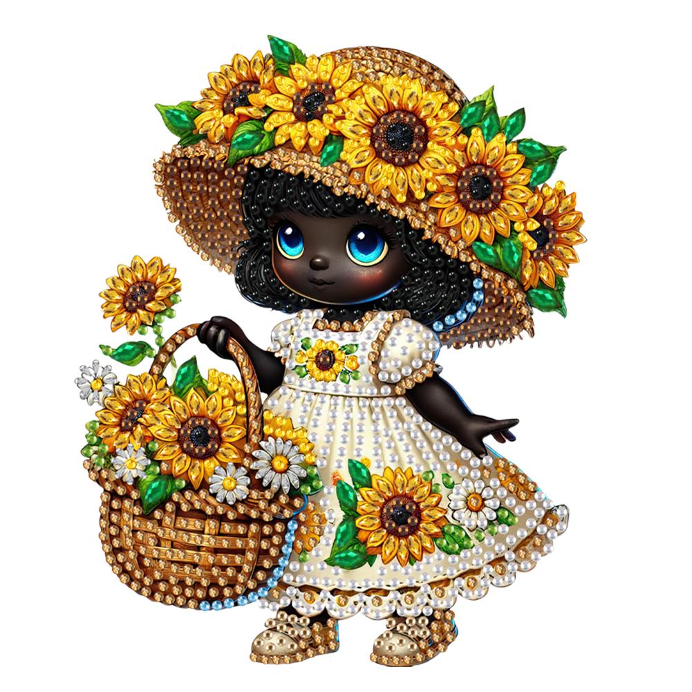 Acrylic Shaking Head Table Top Diamond Painting Ornament Kits Cute Animal 5D DIY Diamond Art Tabletop Decorations Special Shaped