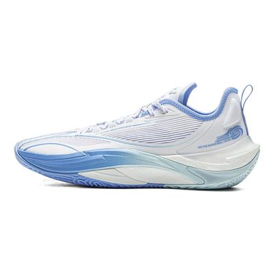 Li Ning Hurricane Cushioning Slip Resistant Abrasion Resistant Rebound Grip Low Top Basketball Shoes Men's ABAU083-8