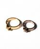 Bonbeau Double Star Point Chic Simple Ring Star Point Unique Bold Ring (C Type)