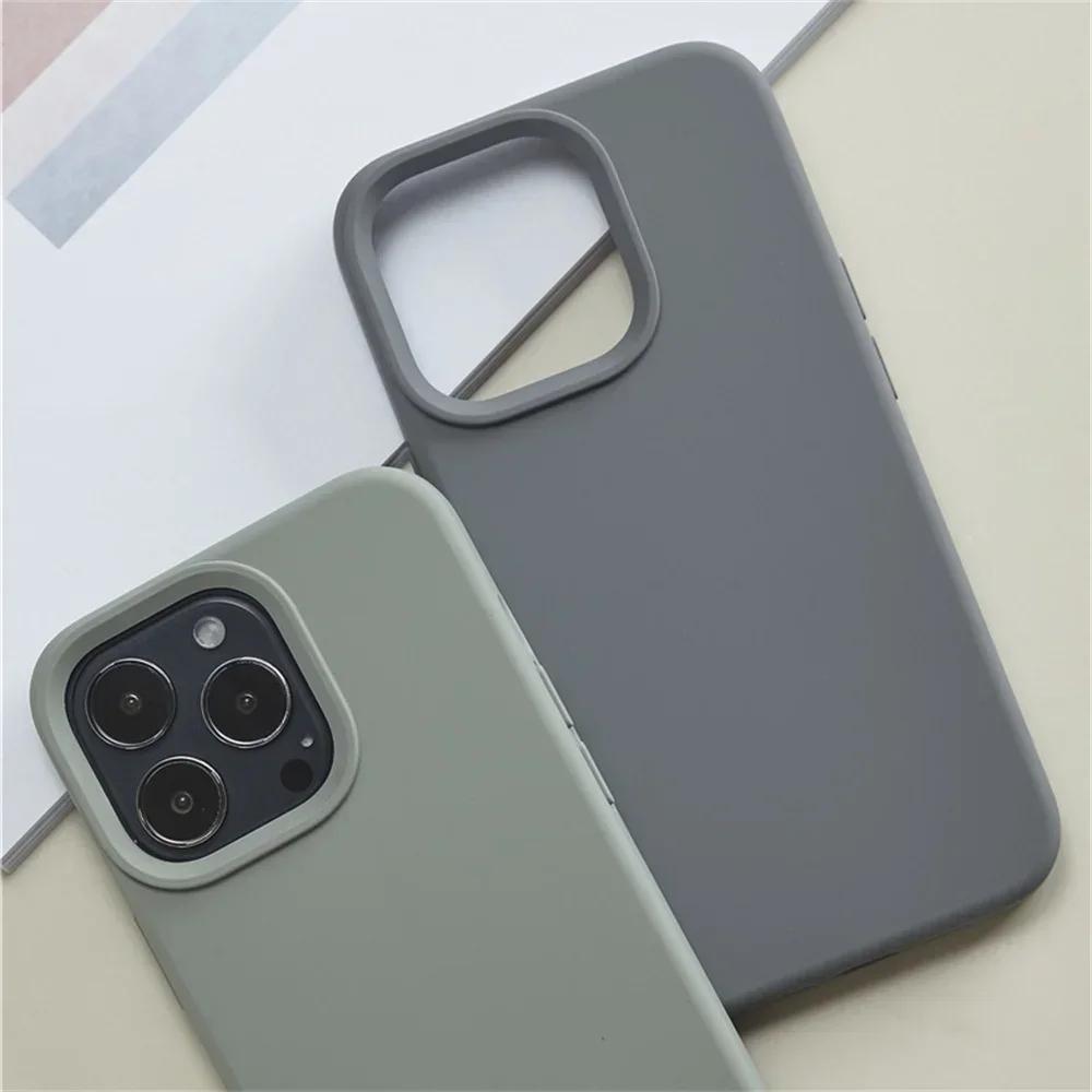Shockproof Soft Accessorie Liquid Silicone Phone Case For For Iphone 11 12 13 14 1 Pro Max 7 8 Plus SE X XR XSMax Cover