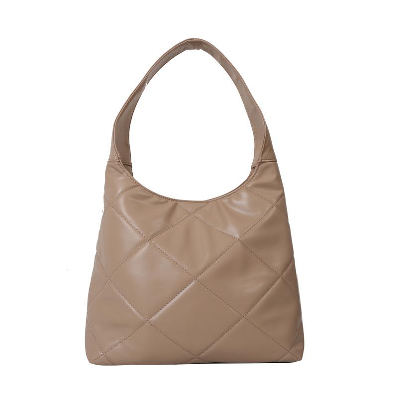 

Премиальная плиссированная сумка женская подмышечная большой вместимости весна и лето ретро мода ромбовидная сумка-тоут сумка на плечо хаки