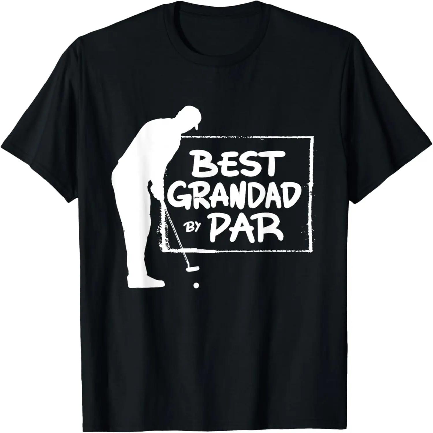 Golf Par Best Grandad Golfer Golf Player Golfing Golf T-Shirt S