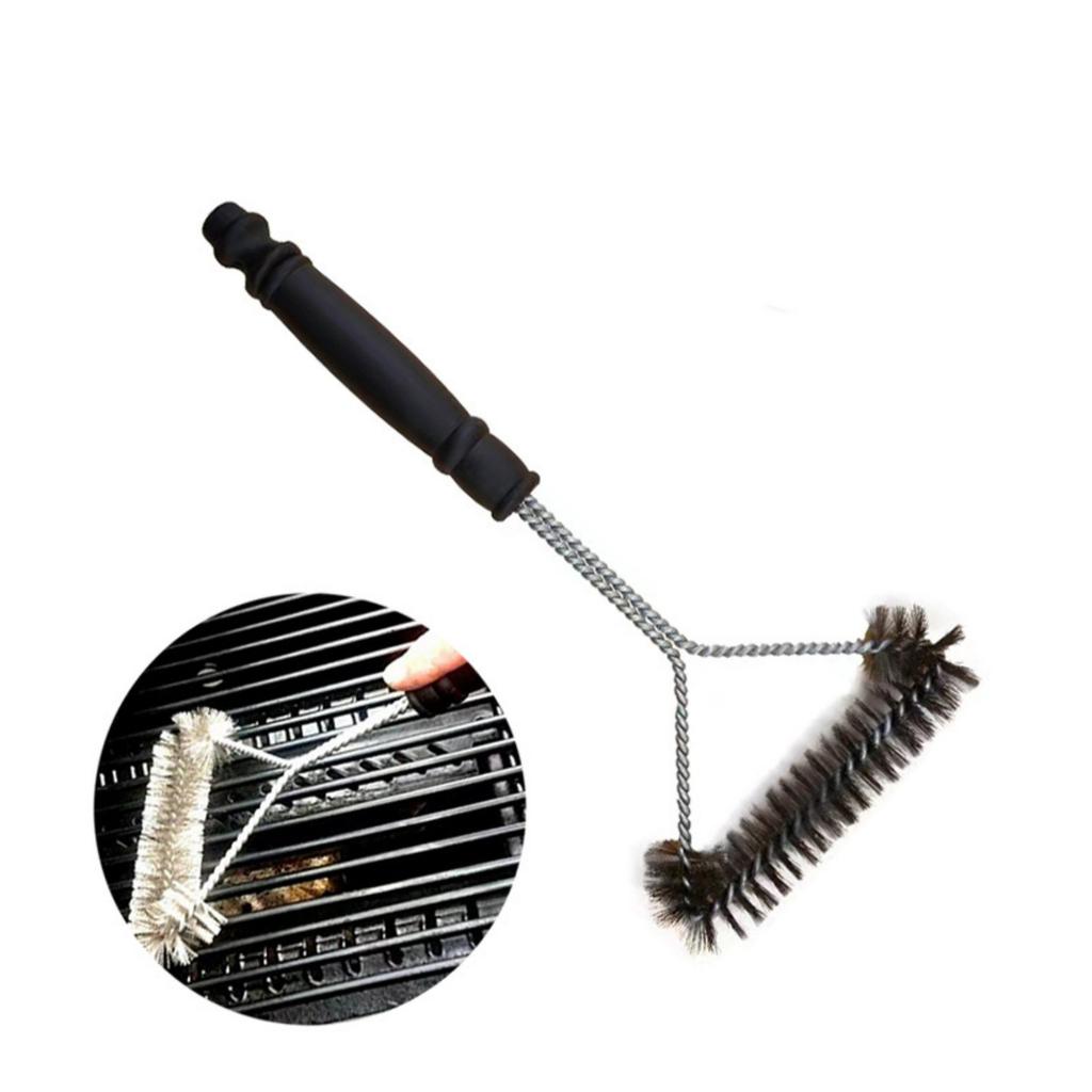 BBQ Grill Cleaning Brush Outdoor Stainless Steel Grill Brush Cleaning Tools