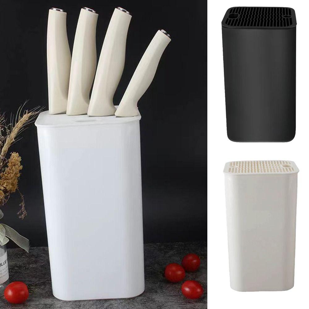 Inserted Design Cutter Holder Detachable Square Cutter Storage Stand Space Saving Quick Access Kitchen Utensil Organizer