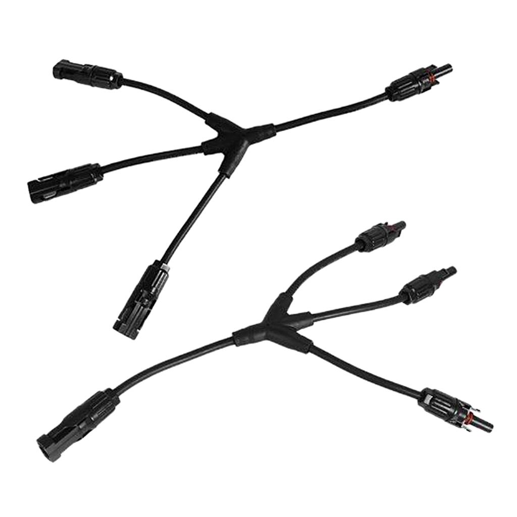 MC4 Solar Panel Y Type Branch Connector Adapter Splitter Combiner 3 to