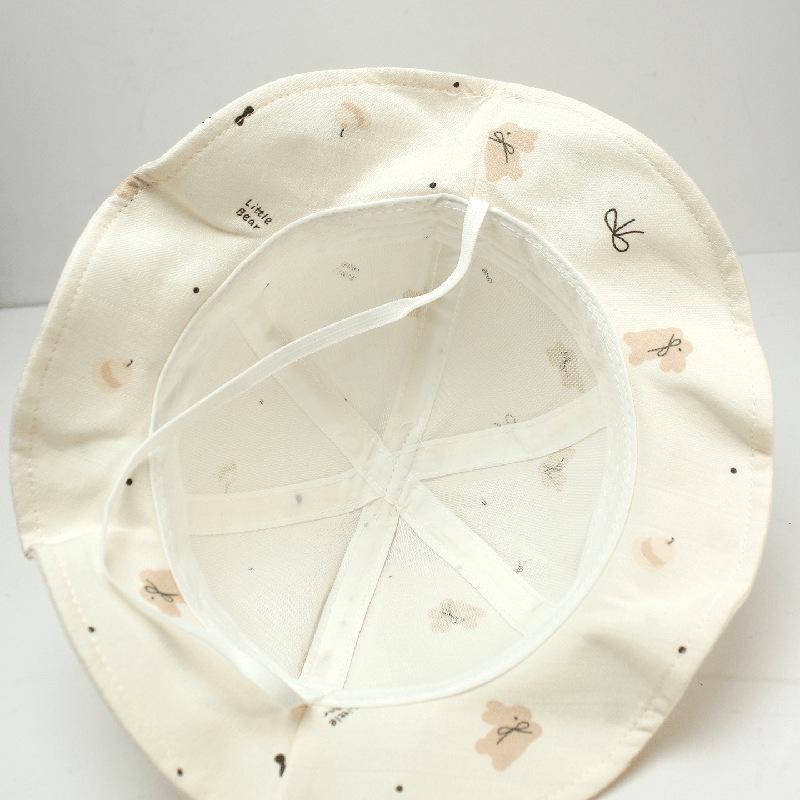 Adorable Baby Rabbit Bucket Hat - Lightweight Spring/Summer Sun Protection for Girls