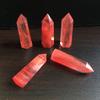 Pretty Red Rare Quartz Crystal Single Terminated Wand Healing Specimen Decor