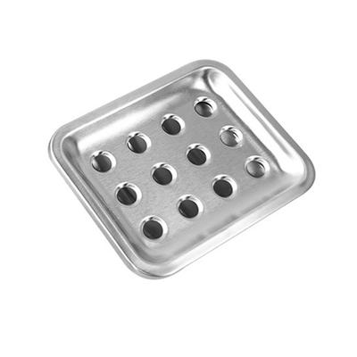 Soap Dish Tray Stainless Steel Double Layer Removable Soap Saver Dry Tray for Shower Bathroom