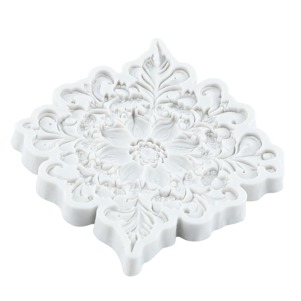 Baroque Silicone Molds Curlicues Scroll Border Lace Fondant Mold Cake Decorating Tools Cupcake Topper Chocolate Candy Craft Gum Paste Polymer Clay