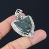 Friendship Day Deal 925 Sterling Silver Moss Agate Stone Elegant Pendant Jewelry