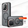 For  Magnetic Case for Vivo Iqoo 1 Matte Acrylic Shockproof Wireless Charging Frosted Airbags Hard PC Cover for Iqoo1