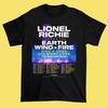 Lionel Richie and Earth, Wind & Fire Tour Sing a Song All Night Long maglietta B1604