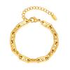 Simple Stainless Steel Japanese Chain Bracelet Versatile Ladies Br-2616