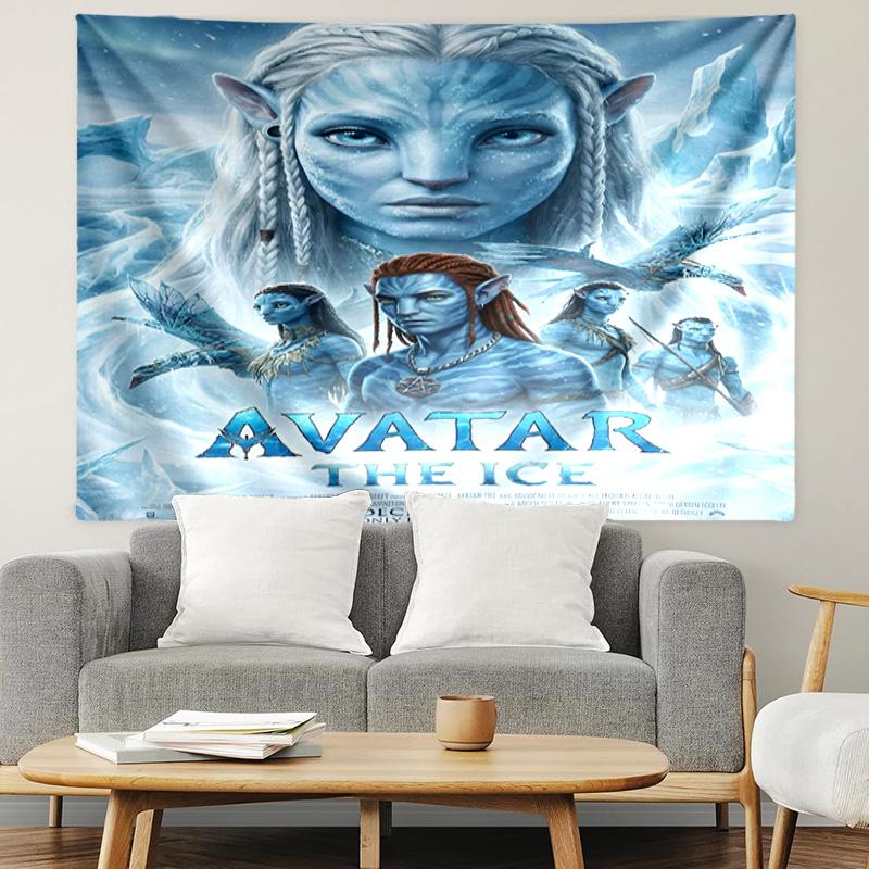 Avatar Baskılı Duvar Halısı, Hafif Duvar Askısı, Yatak Odası, Öğrenci Yurdu, Oturma Odası, Ev Sanat Dekorasyonu İçin - Arkadaşlar İçin Doğum Günü Noel Hediyesi