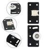 1 Set Sliding Door Roller 85*45 Mm Accessories Black
