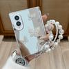 Double Central Axis Butterfly Mirror Phone Case for Samsung Galaxy Z Fold 8 Fold 8 Wide Simple Casual Flexible Fashion Cover