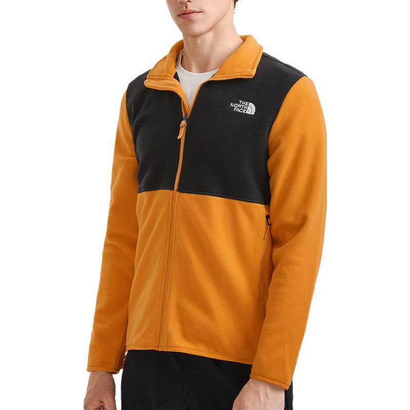 The North Face Velvet Jackets Men's Yellow Stand Collar Moderate NF0A4NA3-6R2