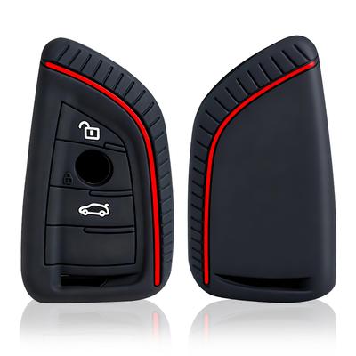 For Bmw 1 2 3 4 5 6 7 X1 X2 2014 Silicone 3 Button Key Cover Case Holder Protect Shell Car Accessories