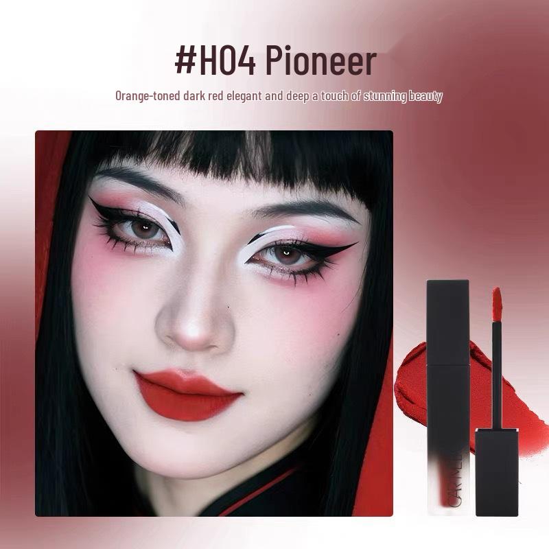 Carmela Lipstick: Renaissance Lip Mud - Dark Style Essential In Black, Brown, Super White.