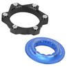 Center Lock Adapter 6 Bolts Center Disc Brake Rotor Conversion Seat for Bicycle Mountain Bike(Black