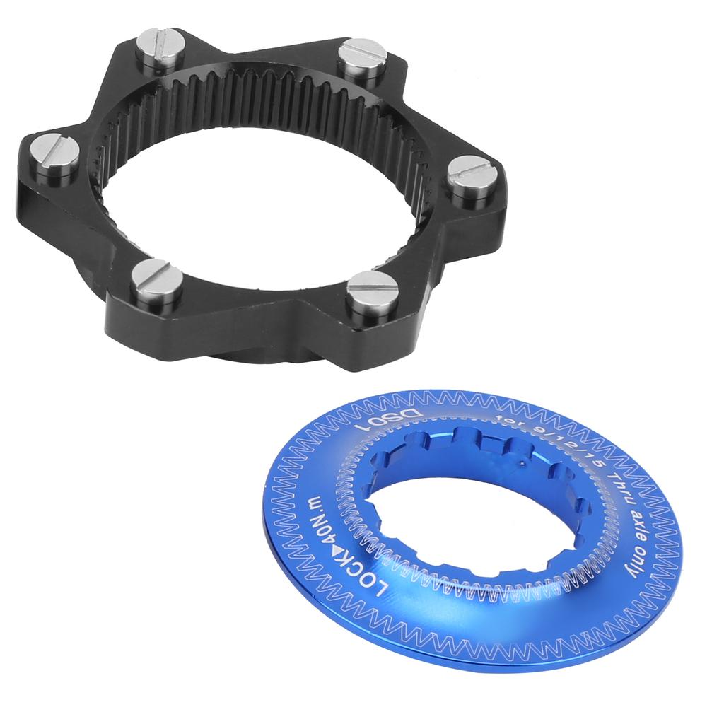 Center Lock Adapter 6 Bolts Center Disc Brake Rotor Conversion Seat for Bicycle Mountain Bike(Black