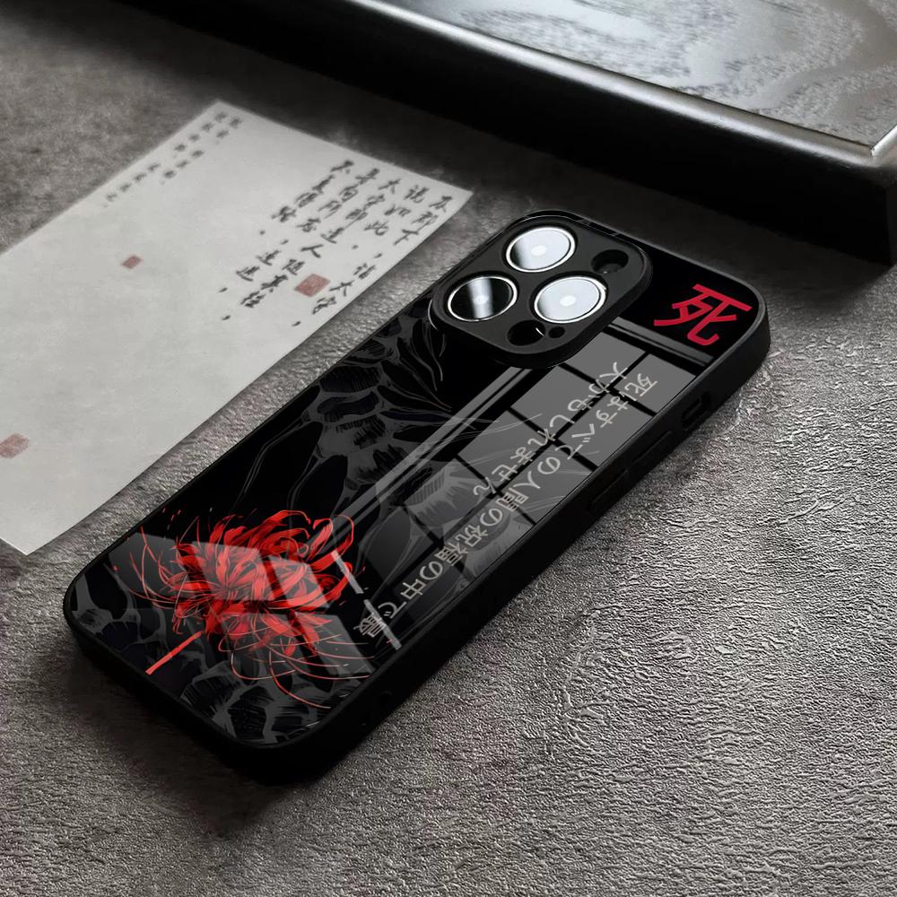 Anime Cool Tokyo Ghoul Phone Case For IPhone 17 16 Pro Max 15 Plus 14 Pro 12 11 13 Mini X XR XS Max SE Glass Cover