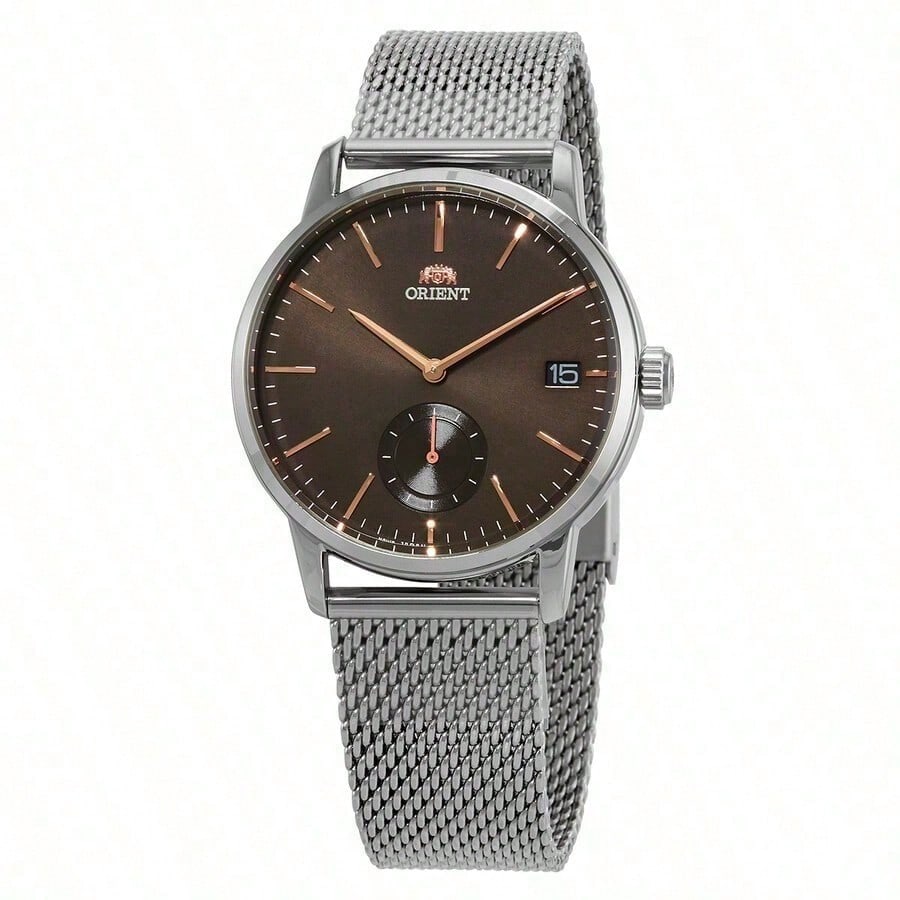 Мужские кварцевые часы Orient RA-SP0005N10B коричневый