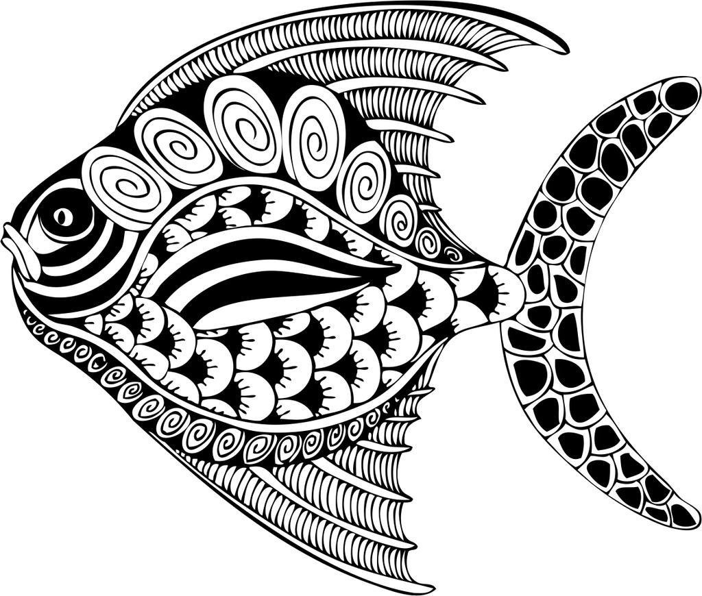 Printtoo Fish Design Wooden Rubber Stamp Scrap-booking Craft Textile Stamps-2 X 2