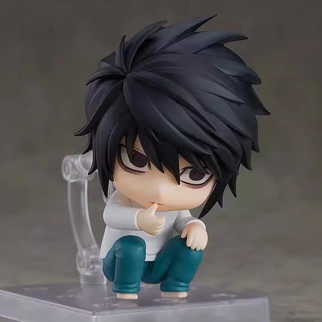Nendoroid L 2.0 Action Figure Death Note Q Version 1200# Collectible Doll with Interchangeable Face