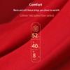 German Velvet Silk Thermal Underwear Set: Red Autumn/Winter Suit for Women and Men, Ideal for Birthdays or Wedding Celebrations