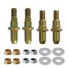 Universal Door Hinge Roller Pin Repair Kit Zinc Coated Pins Bushings For Trucks SUVs Car Door Hinge Upgrades