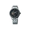 Seiko Presage Mechanické hodinky s řemínkem z nerezové oceli Pánské hodinky Černý ciferník SSA377J1