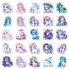 50 Cute Holographic Rainbow Horse & Unicorn Stickers for Journals & DIY